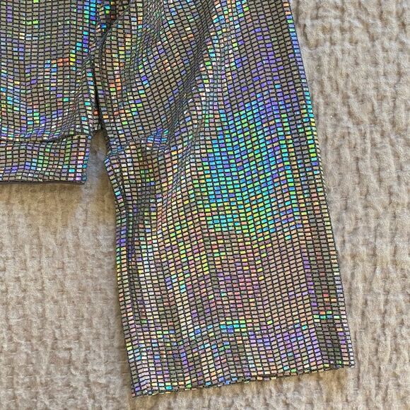 Silver Holographic Women's Jacket - Picture 4 of 10